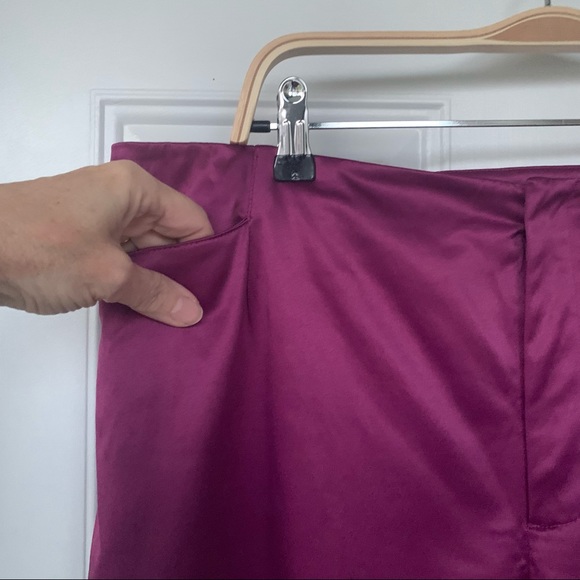 •LOULOU DE LA FALAISE• Flat Front Satin Dress Pants - Size 22W - Picture 3 of 5